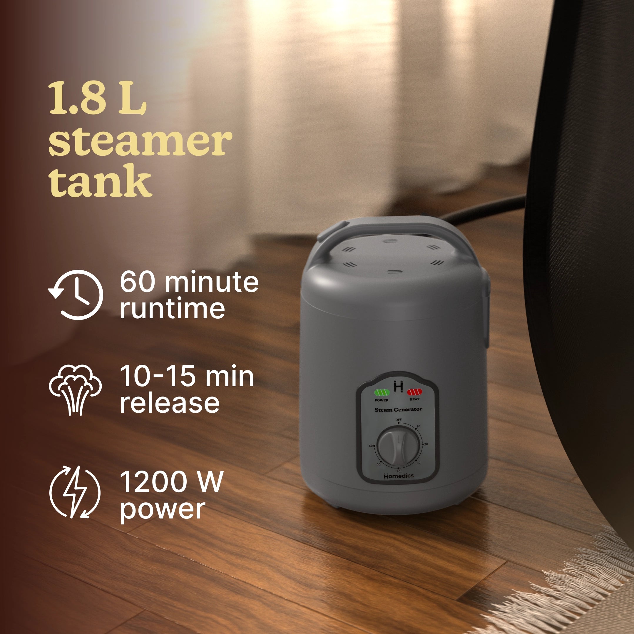 Homedics® Portable Steam Sauna - Image 4