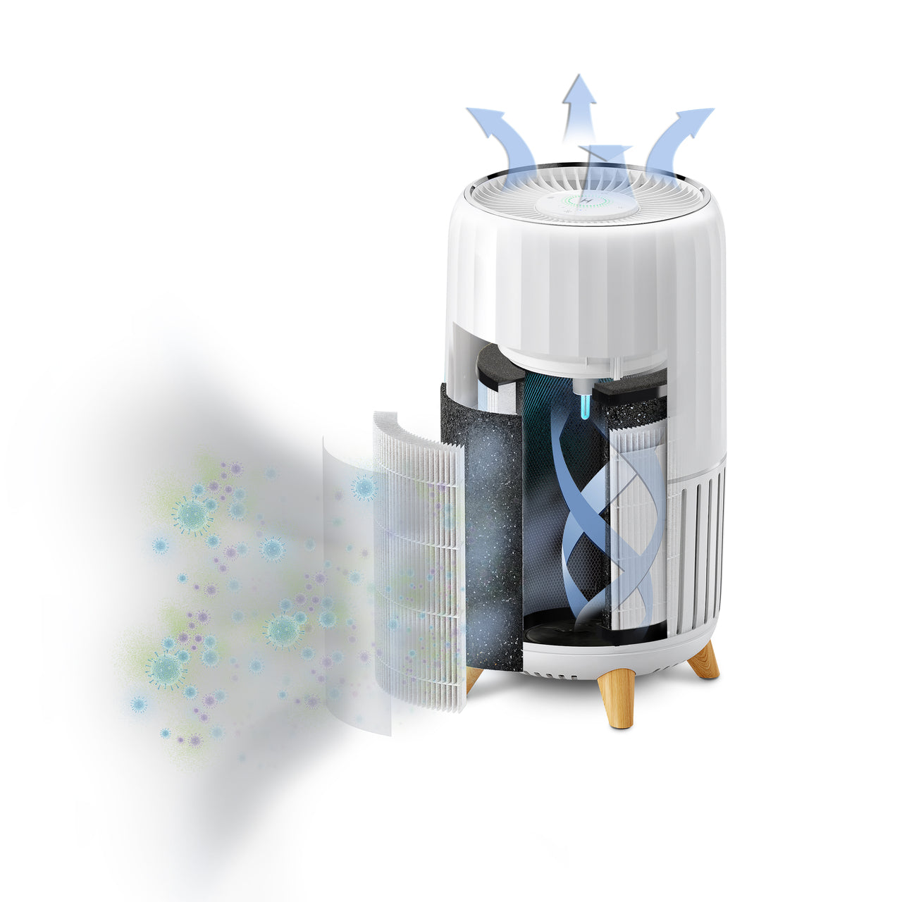 3-in-1 True HEPA Replacement Filter for AP-T200 - Image 2