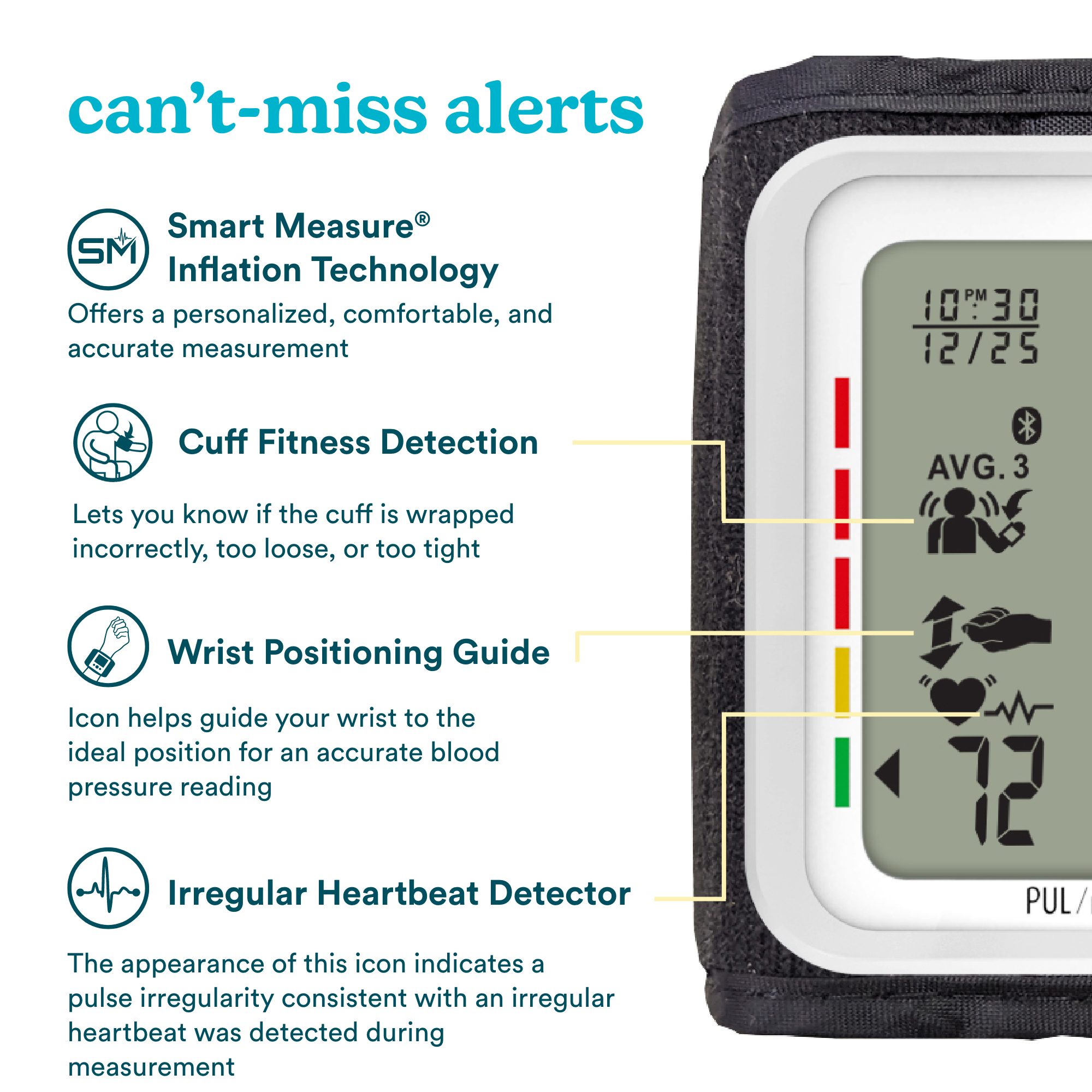 Wrist Cuff 700 Series Blood Pressure Monitor - Image 6