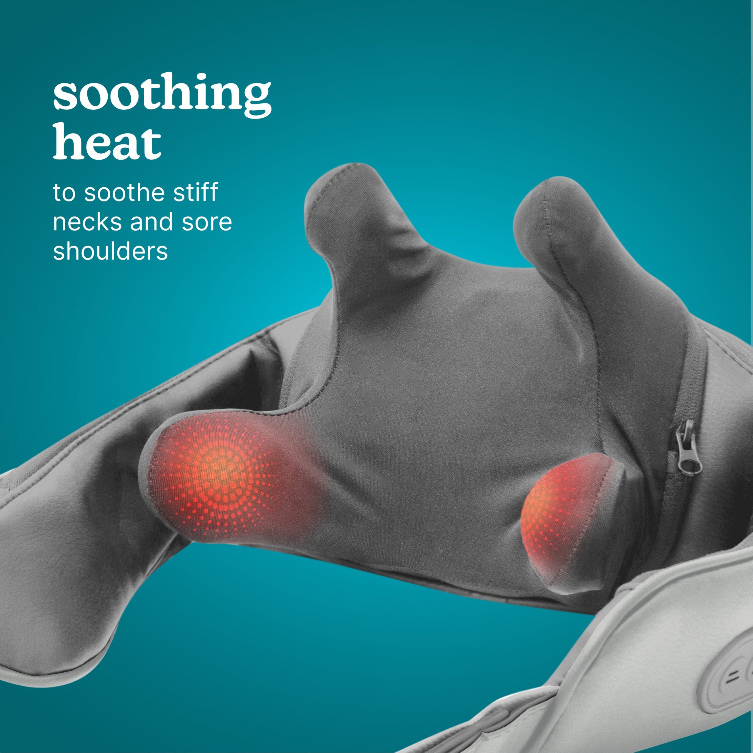 Deep Kneading Neck & Shoulder Massager with Heat - Image 3