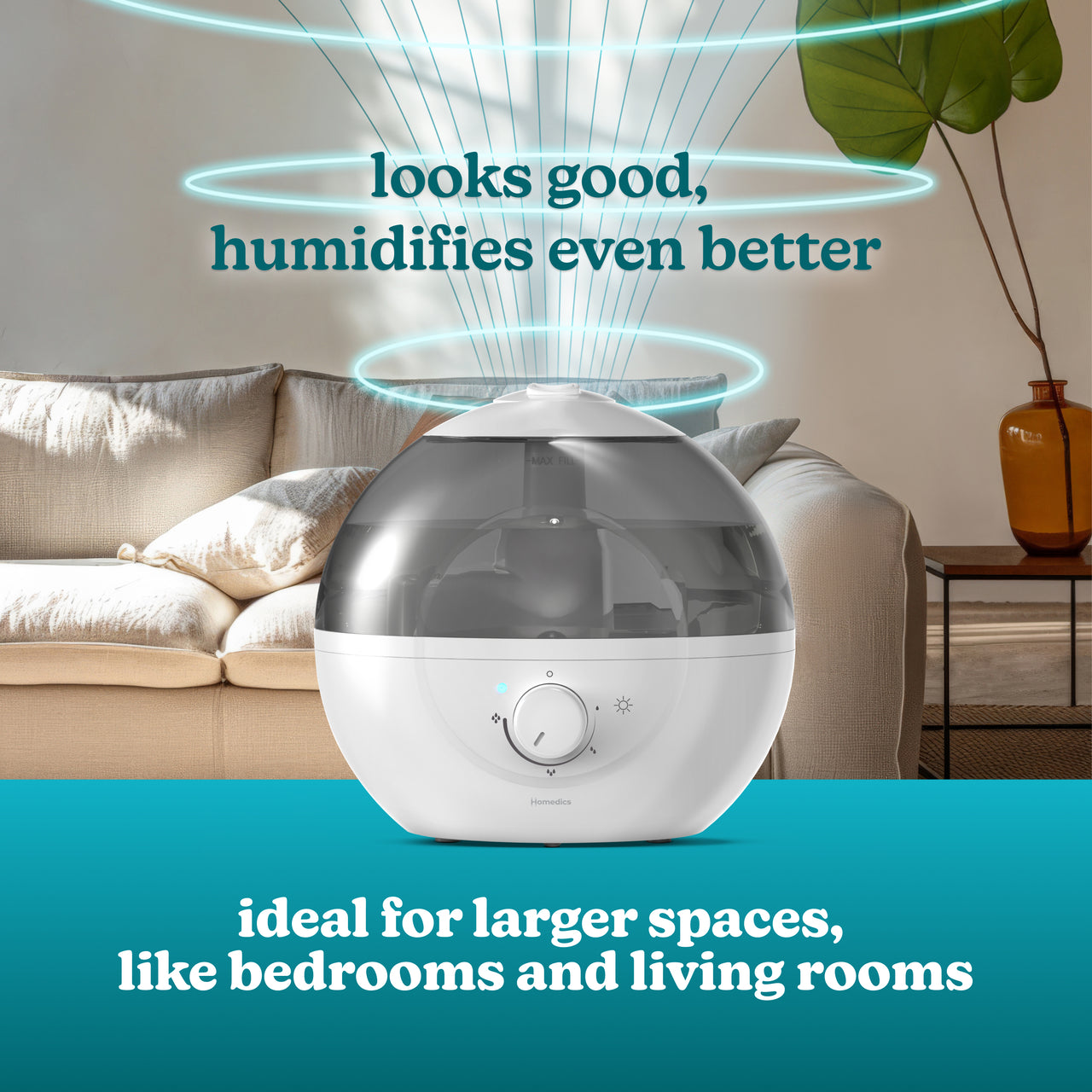 Homedics Ultrasonic Humidifier CMTF32 - Image 5